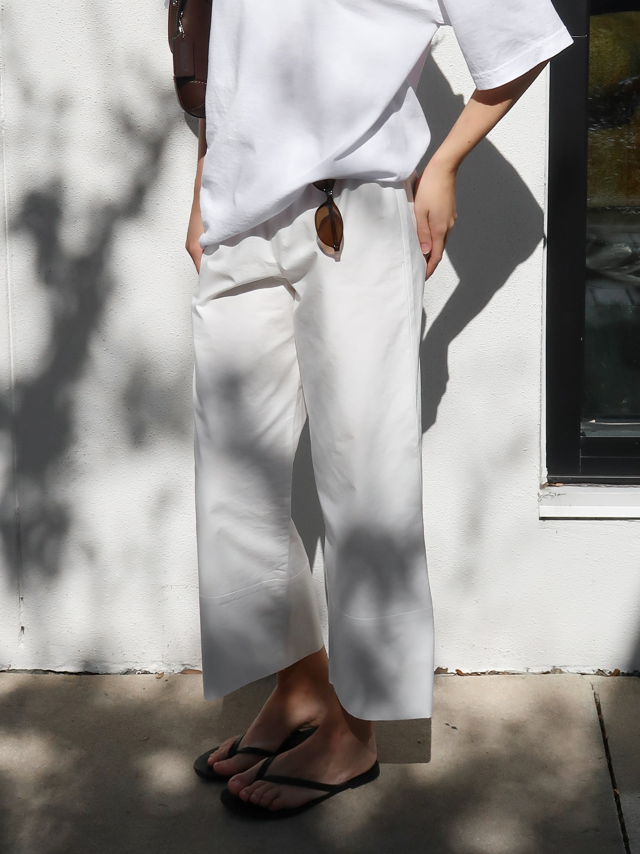 Stella Wide-Leg Cropped Pants