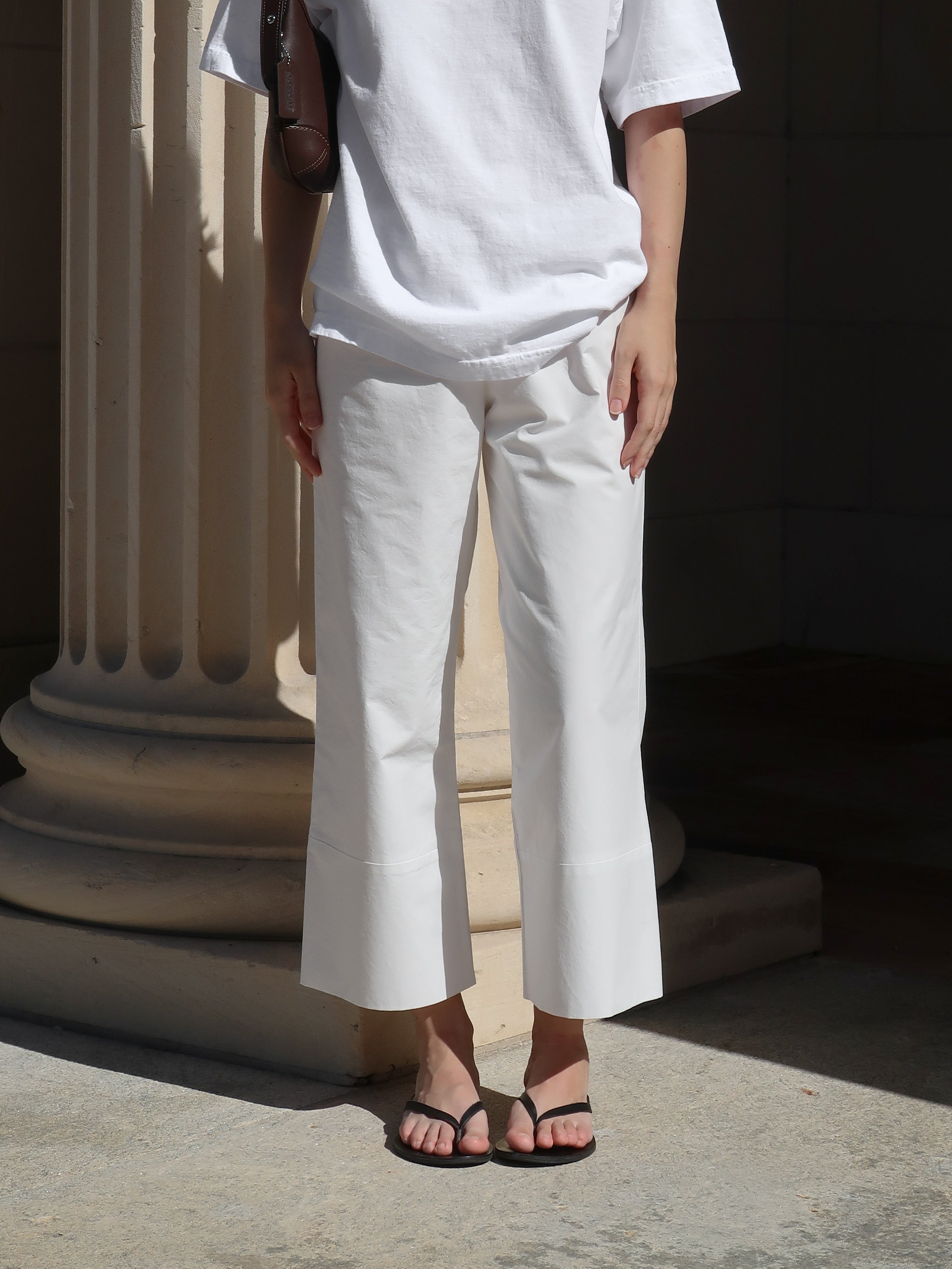 Stella Wide-Leg Cropped Pants